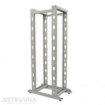Стойка CMS Двухрамная 24U Серая (UA-OF24-D-GR) H00000002589 фото