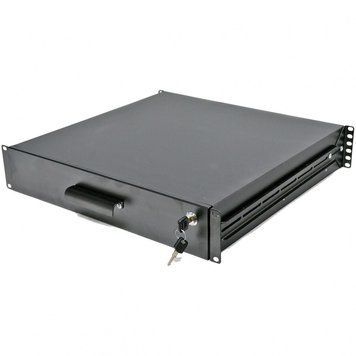 Ящик CMS 19" 2U 450мм з замком (UA-SHF2U45B) H00000002560 фото