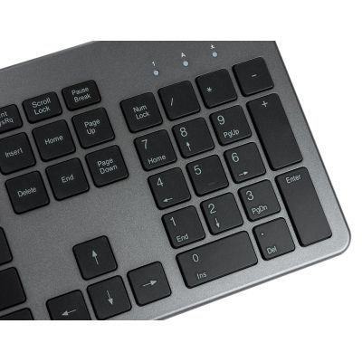 Клавіатура Vinga провідна (KB735 black-grey) H00000176648 фото