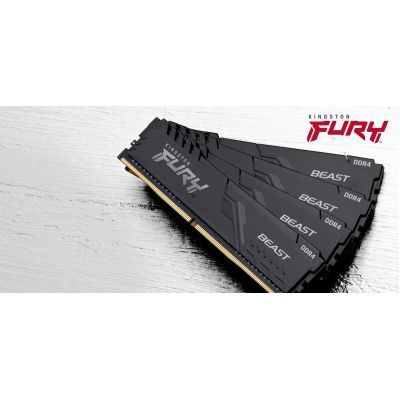 Оперативная память Kingston Fury Beast DIMM DDR4 16 ГБ (2 &times; 8 ГБ) (KF436C17BBK2/16) H00000063904 фото