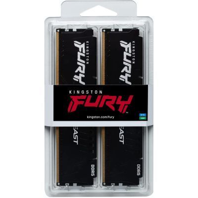 Оперативна пам'ять Kingston Fury Beast DIMM DDR5 16 Гб (2х8 Гб) (KF556C40BBK2-16) H00000252362 фото