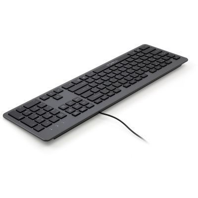 Клавіатура Vinga провідна (KB735 black-grey) H00000176648 фото