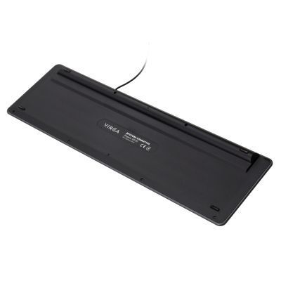 Клавіатура Vinga провідна (KB735 black-grey) H00000176648 фото