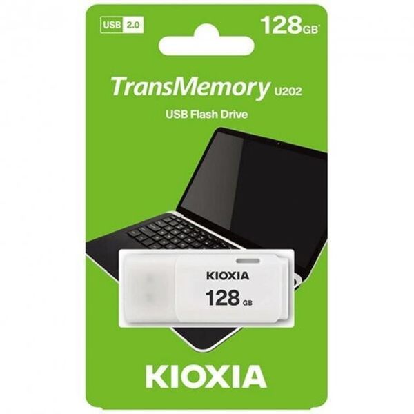 Флеш пам'ять USB Kioxia TransMemory U202 128ГБ USB 2.0 (LU202W128GG4) H00000167158 фото
