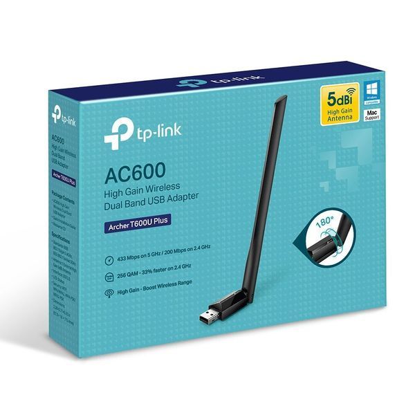 Wi-Fi адаптер TP-Link Двухдиапазонный (ARCHER-T600U-PLUS) H00000045877 фото