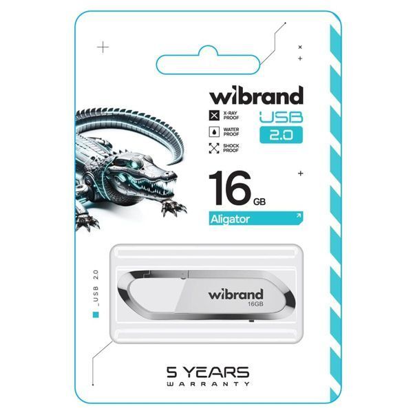 Флеш память USB Wibrand (WI2.0/AL16U7W) H00000460071 фото