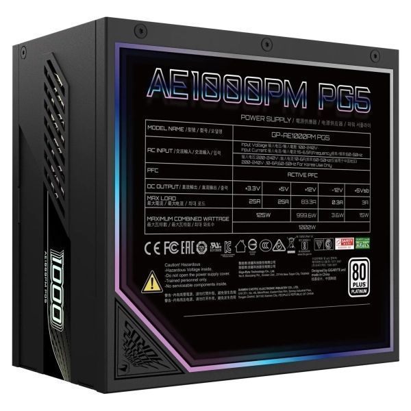 Блок живлення Gigabyte (GP-AE1000PM PG5) H00000441326 фото