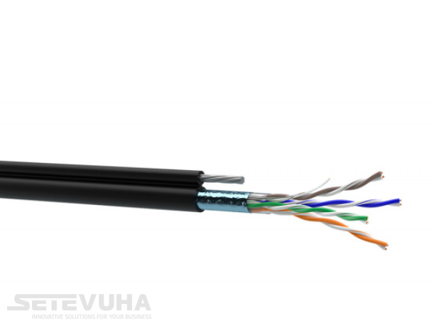 Кабель витая пара OK-Net FTP Cat 5e PE 4 х 2 х 0.51 (49312m305) H00000001422 фото