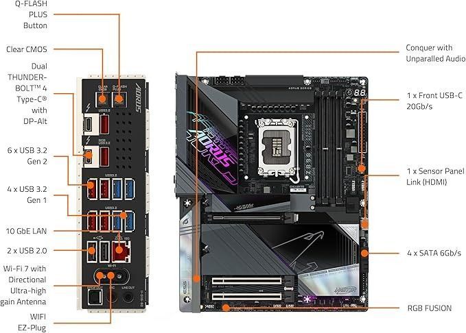 Материнская плата Gigabyte (Z890 AORUS MASTER) H00000446227 фото
