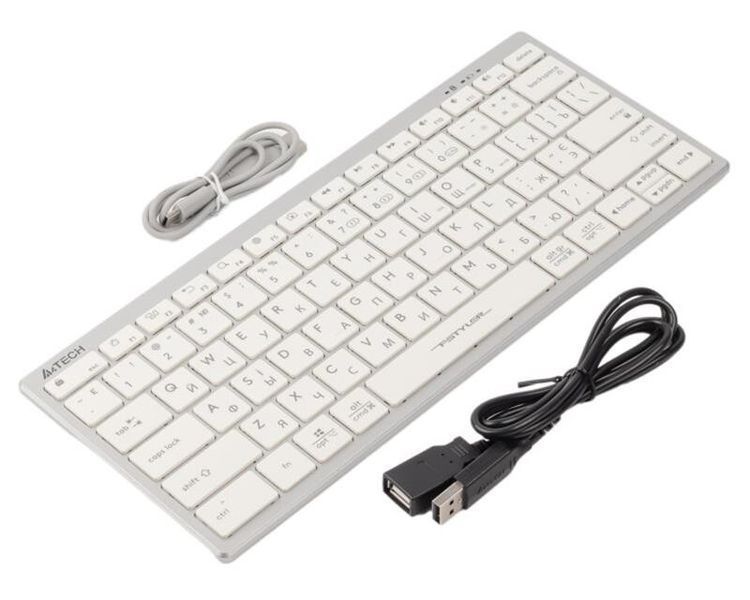 Клавіатура A4Tech (FBX51C (White)) H00000349193 фото