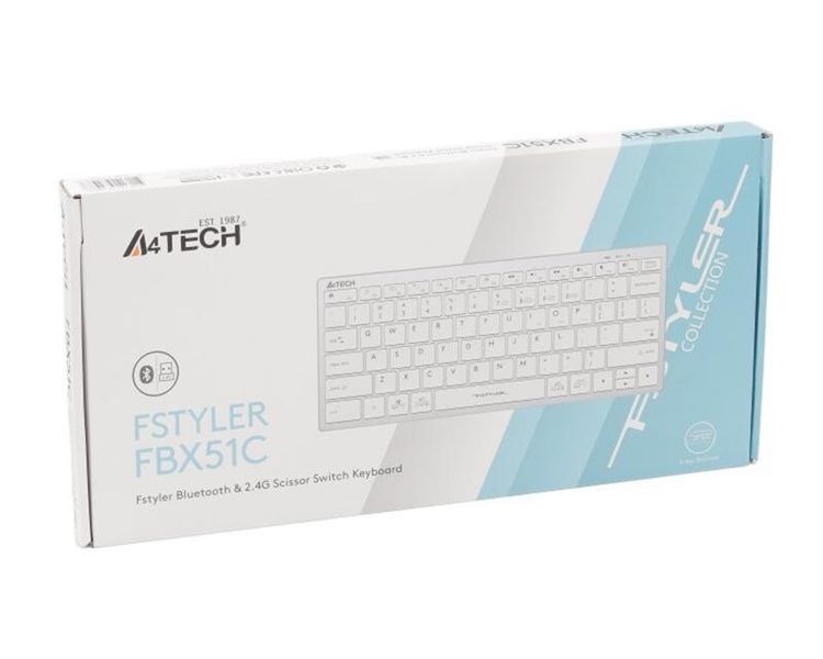 Клавіатура A4Tech (FBX51C (White)) H00000349193 фото