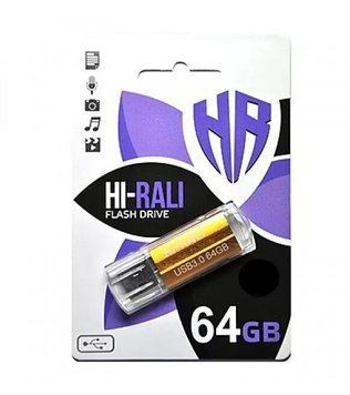 Флеш пам'ять USB Hi-Rali (HI-64GBCORBR) H00000419243 фото