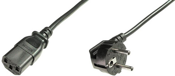 Кабель живлення DIGITUS CEE 7 / 7-C13 5 м (AK-440100-050-S) H00000310545 фото