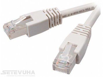 Патч корд Kingda UTP Cat. 5e 0.5 м PVC Сірий (KD-PAUT3050GY) H00000033158 фото