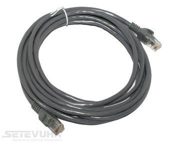 Патч корд Ritar UTP Cat. 5e 3 м PVC Сірий (PCR-CU/3G) H00000037869 фото