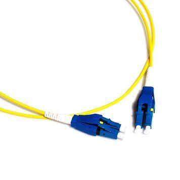 Патч-корд оптичний CMS LC-LC UPC SM Duplex 3м (UPCU-5LCLC(SM)D(ON)) H00000034953 фото