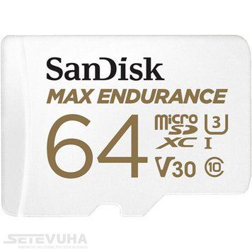 Карта памяти SanDisk Max Endurance microSD 64ГБ (SDSQQVR-064G-GN6IA) H00000038353 фото