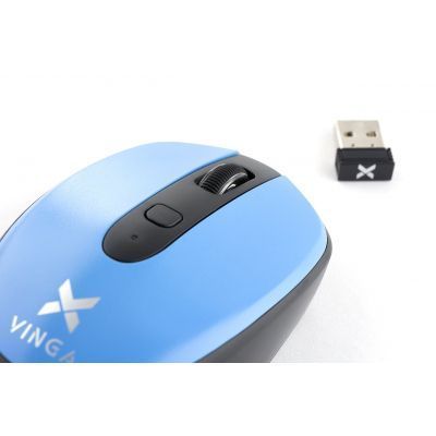 Мышь Vinga беспроводная (MSW-908 Silent Click blue) H00000177254 фото