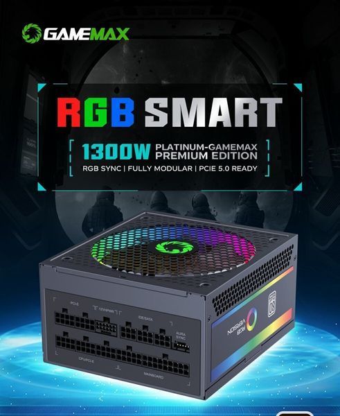 Блок живлення GameMax (RGB-1300(ATX3.0 PCIE5.0)) H00000341328 фото