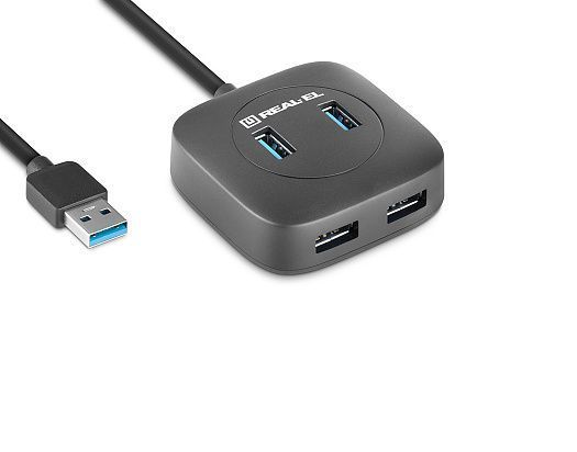 USB-хаб REAL-EL (EL123110010) H00000445863 фото