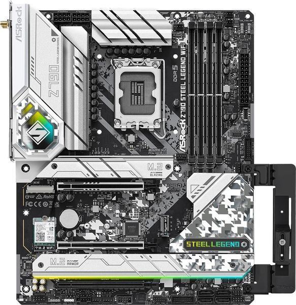 Материнська плата ASRock 1700 (Z790 STEEL LEGEND WIFI) H00000343654 фото