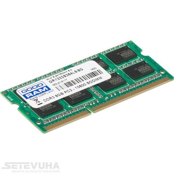 Оперативна пам'ять GOODRAM SO-DIMM DDR3 8ГБ (GR1333S364L9/8G) H00000042531 фото