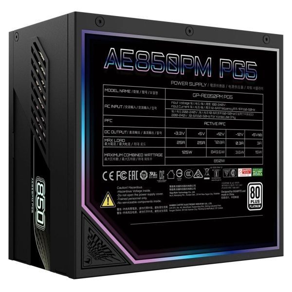 Блок живлення Gigabyte (GP-AE850PM PG5) H00000441327 фото