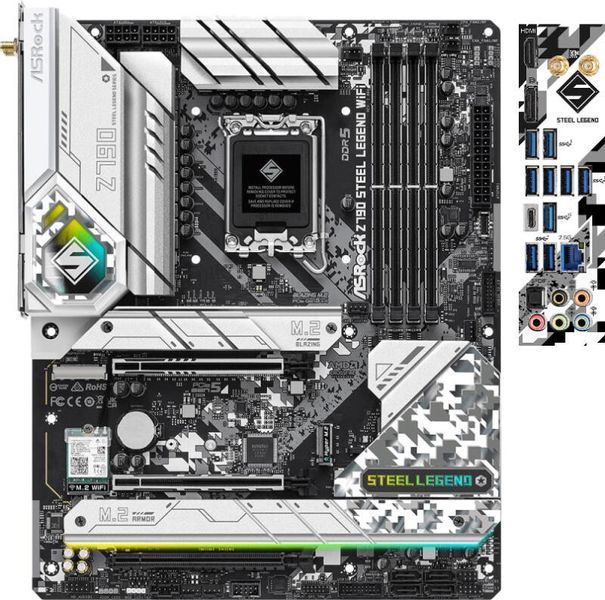 Материнська плата ASRock 1700 (Z790 STEEL LEGEND WIFI) H00000343654 фото