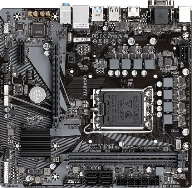 Материнская плата Gigabyte 1700 (H610M H V2 DDR4) H00000350857 фото