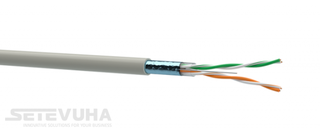 Кабель вита пара OK-Net FTP Cat 5 PVC 2 х 2 х 0.51 (49385m500) H00000011578 фото
