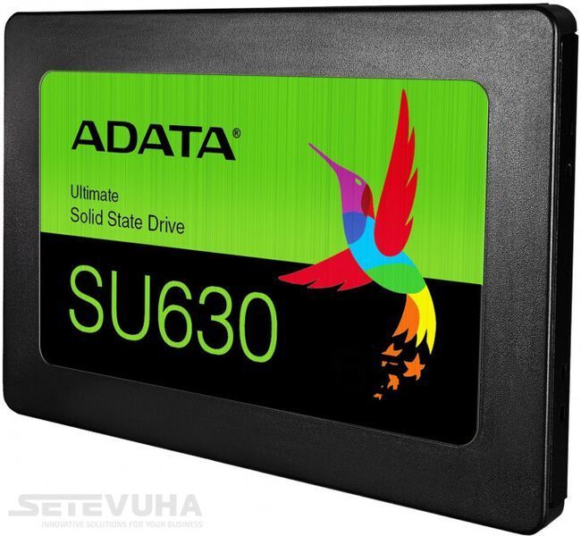 SSD диск ADATA SU630SS BLACK RETAIL 240ГБ SATA III 2.5" 3D NAND QLC (ASU630SS-240GQ-R) H00000023622 фото