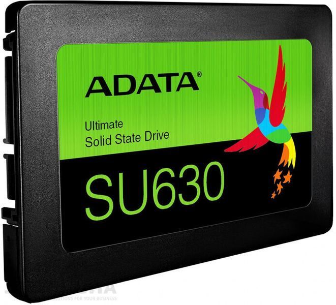 SSD диск ADATA SU630SS BLACK RETAIL 240ГБ SATA III 2.5" 3D NAND QLC (ASU630SS-240GQ-R) H00000023622 фото