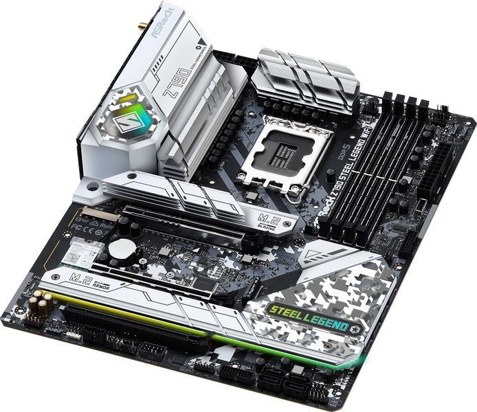 Материнська плата ASRock 1700 (Z790 STEEL LEGEND WIFI) H00000343654 фото