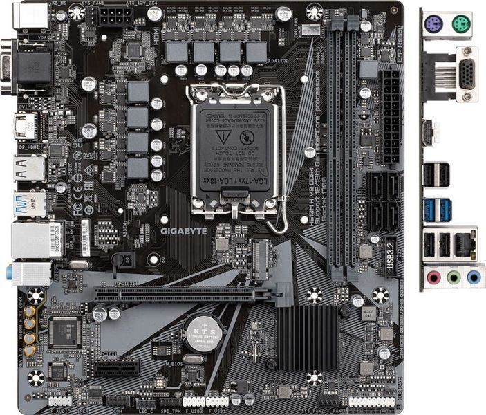 Материнская плата Gigabyte 1700 (H610M H V2 DDR4) H00000350857 фото