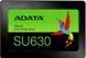 SSD диск ADATA SU630SS BLACK RETAIL 240ГБ SATA III 2.5" 3D NAND QLC (ASU630SS-240GQ-R) H00000023622 фото 1