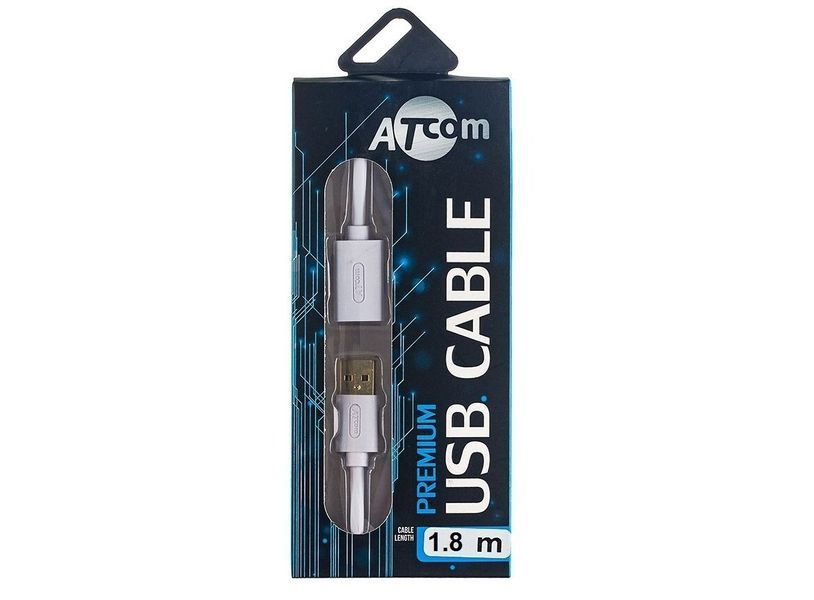 Кабель Atcom USB Type A - USB Type C 1.8 м USB 2.0 (13427_Atcom) H00000204020 фото