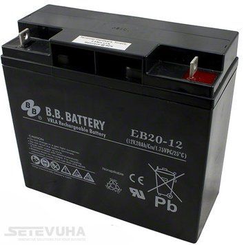 Аккумуляторная батарея B.B. Battery 20 Ач AGM 12 В (EB20-12) H00000009866 фото