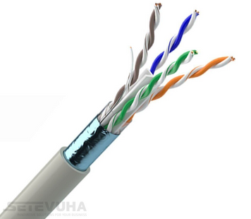 Кабель витая пара OK-Net FTP Cat 6 PVC 4 х 2 х 0,54 (7932020m500) H00000011582 фото