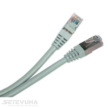 Патч-корд Hypernet FTP Cat. 5e 5 м PVC Серый (PC-FTP-5M) H00000002056 фото