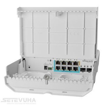 Проводной маршрутизатор MikroTik netPower Lite 7R (CSS610-1GI-7R-2S+OUT) H00000033379 фото