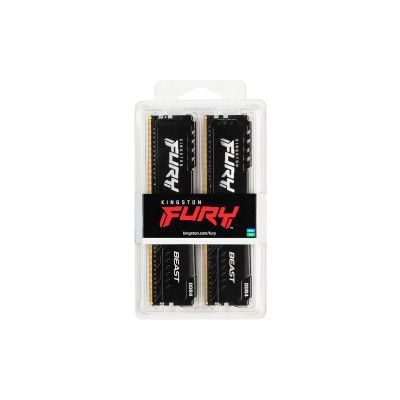 Оперативна пам'ять Kingston Fury Beast DIMM DDR4 64ГБ (KF432C16BBK2/64) H00000063883 фото