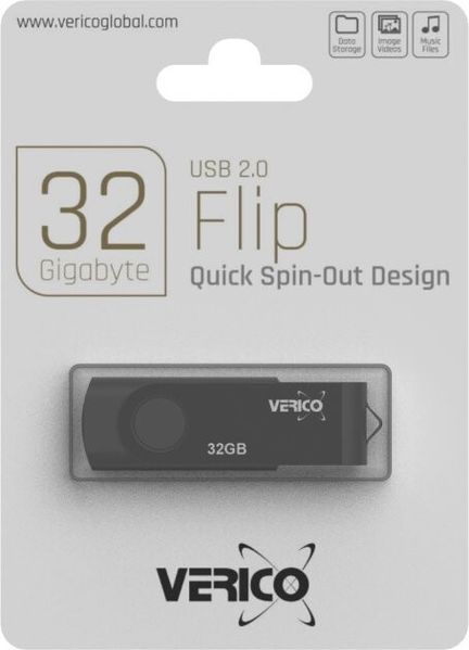 Флеш память USB Verico 32ГБ USB 2.0 (1UDOV-R0BK33-NN) H00000186351 фото