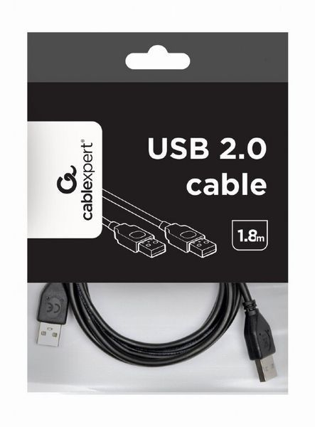 Кабель Cablexpert USB Type A - USB Type A 1.8 м USB 2.0 (CCP-USB2-AMAM-6) H00000180028 фото