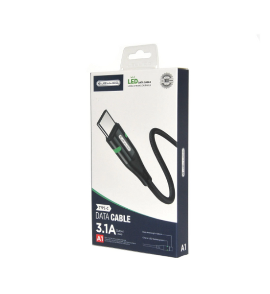 Кабель Jellico USB Type A - USB Type C 1 м USB 2.0 (RL064426) H00000184702 фото