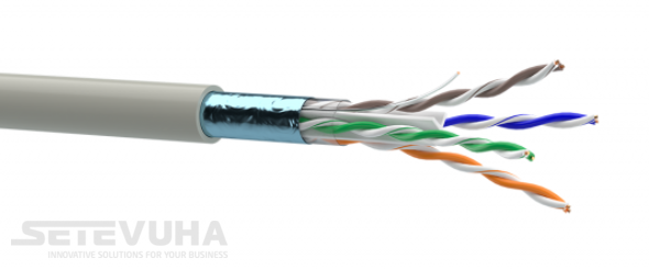 Кабель витая пара OK-Net FTP Cat 6 PVC 4 х 2 х 0,54 (7932020m500) H00000011582 фото