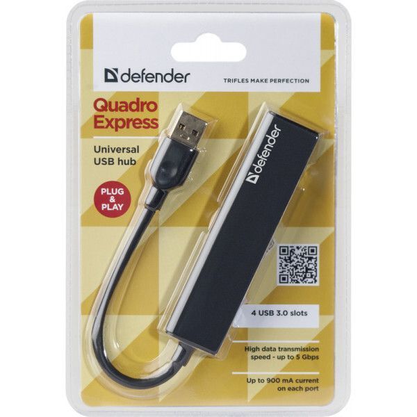 USB-хаб Defender (83204_DEFENDER) H00000068752 фото