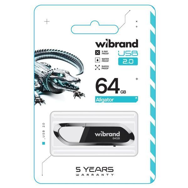 Флеш пам'ять USB Wibrand (WI2.0/AL64U7B) H00000460082 фото