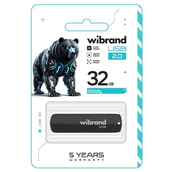 Флеш память USB Wibrand (WI2.0/GR32P3B) H00000460143 фото