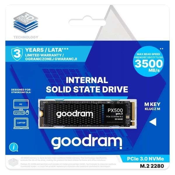 SSD диск GOODRAM (SSDPR-PX500-01T-80-G3) H00000446674 фото