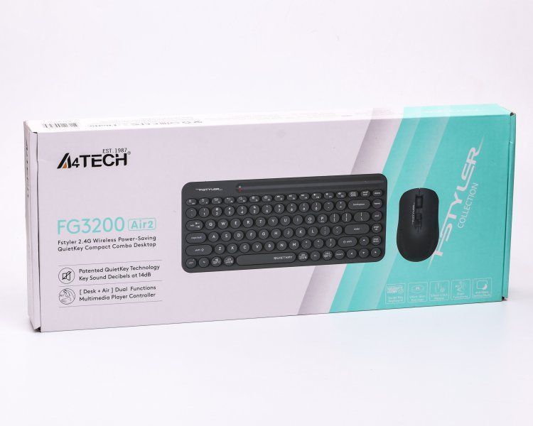 Клавиатура A4Tech (FG3200 Air2 (Grey)) H00000457596 фото